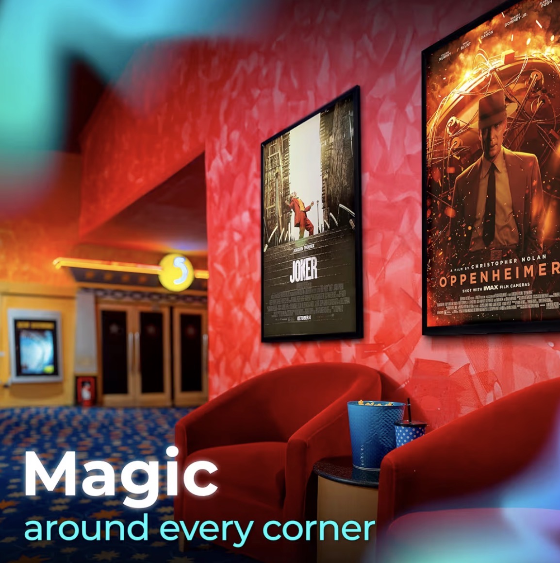 1 Qty Glowbox "World Famous" LED Poster Frame - Select Poster Size: