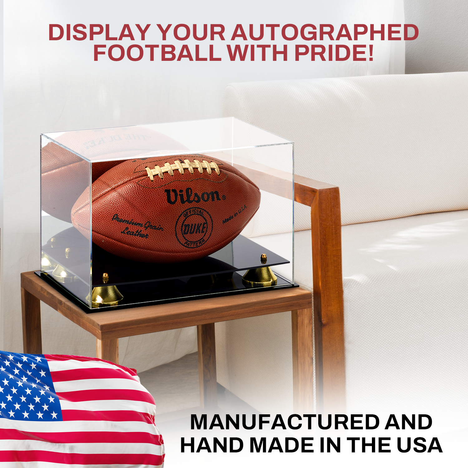 Clear Acrylic 11 3/4" W X 8 1/4" L X 8" H Display Case