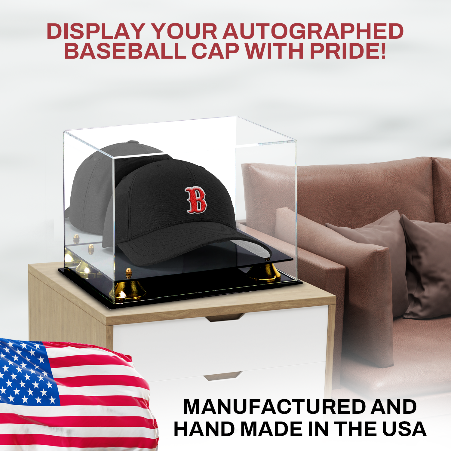 Acrylic 11 1/8"L x 8 1/4"W x 6 1/4"deep Display Case