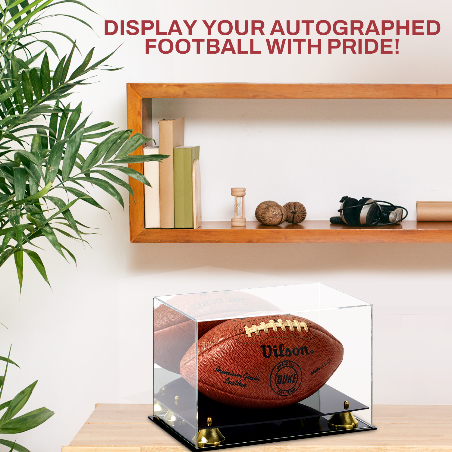Clear Acrylic 11 3/4" W X 8 1/4" L X 8" H Display Case