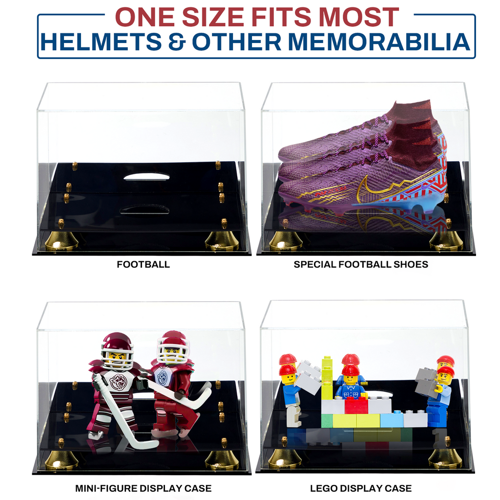 Acrylic 10 1/4" x 10 1/4"x 11 7/16" Sports Ball Display Case