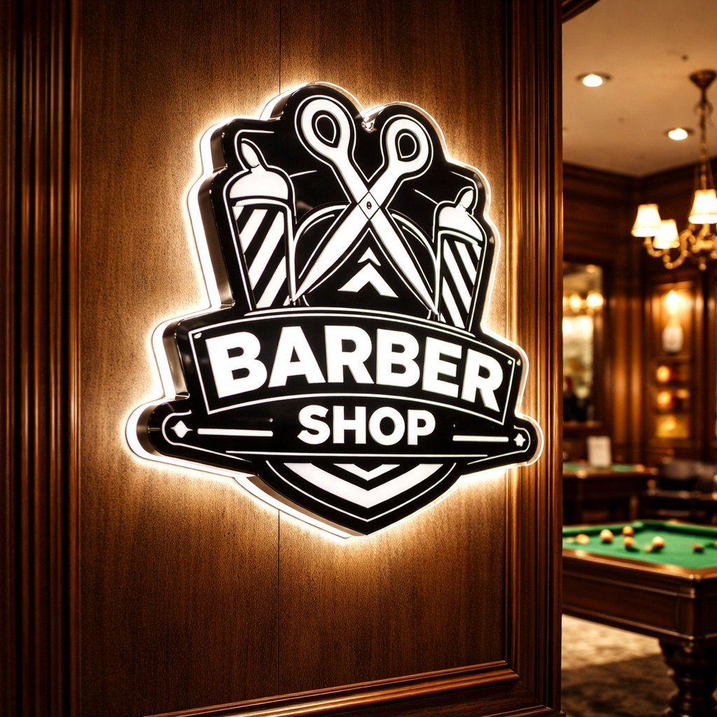 Custom Acrylic LED Logo Sign  | Contour Cut | Backlit & Internal LED