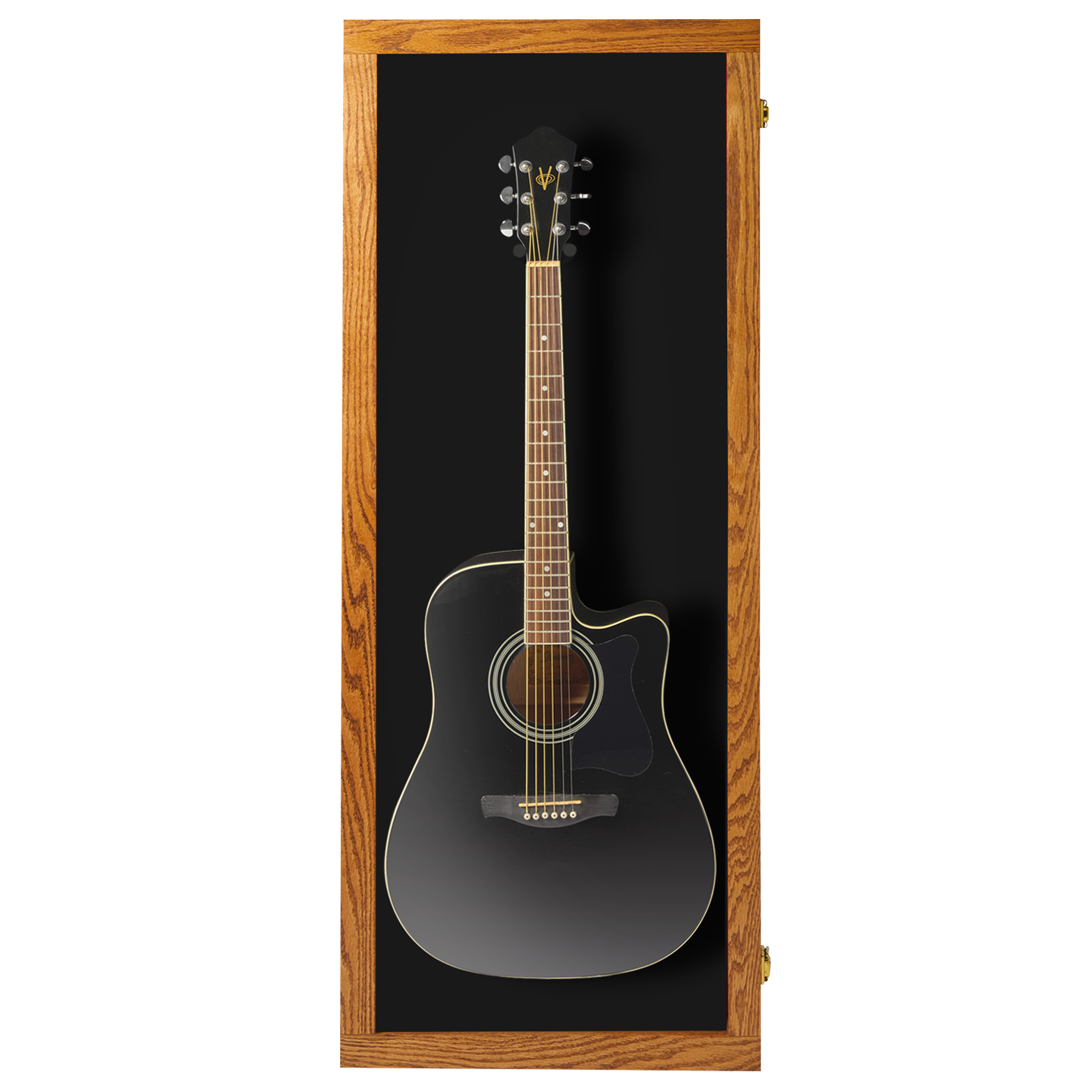 Acoustic  Guitar Display Case - Premium Oak