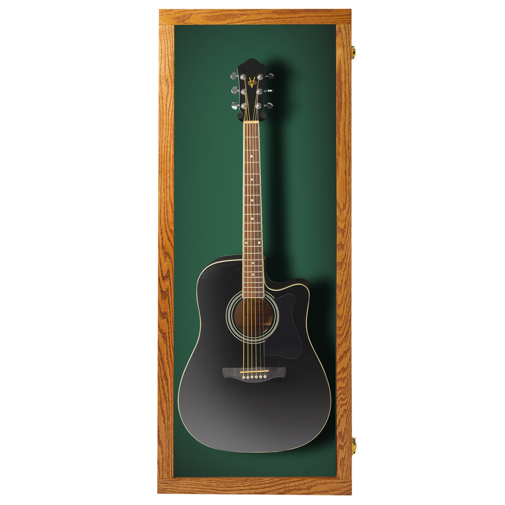 Acoustic  Guitar Display Case - Premium Oak