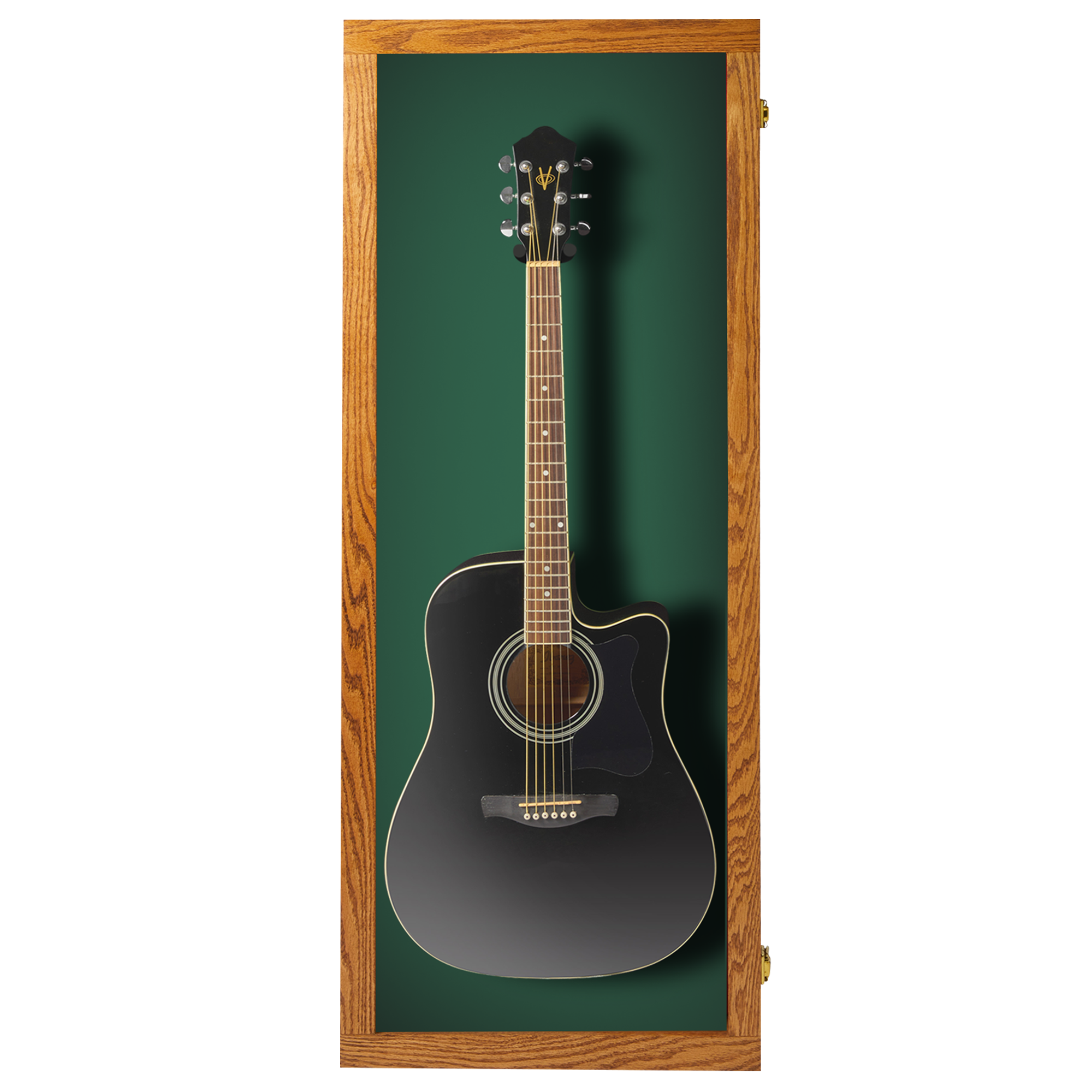 Acoustic  Guitar Display Case - Premium Oak