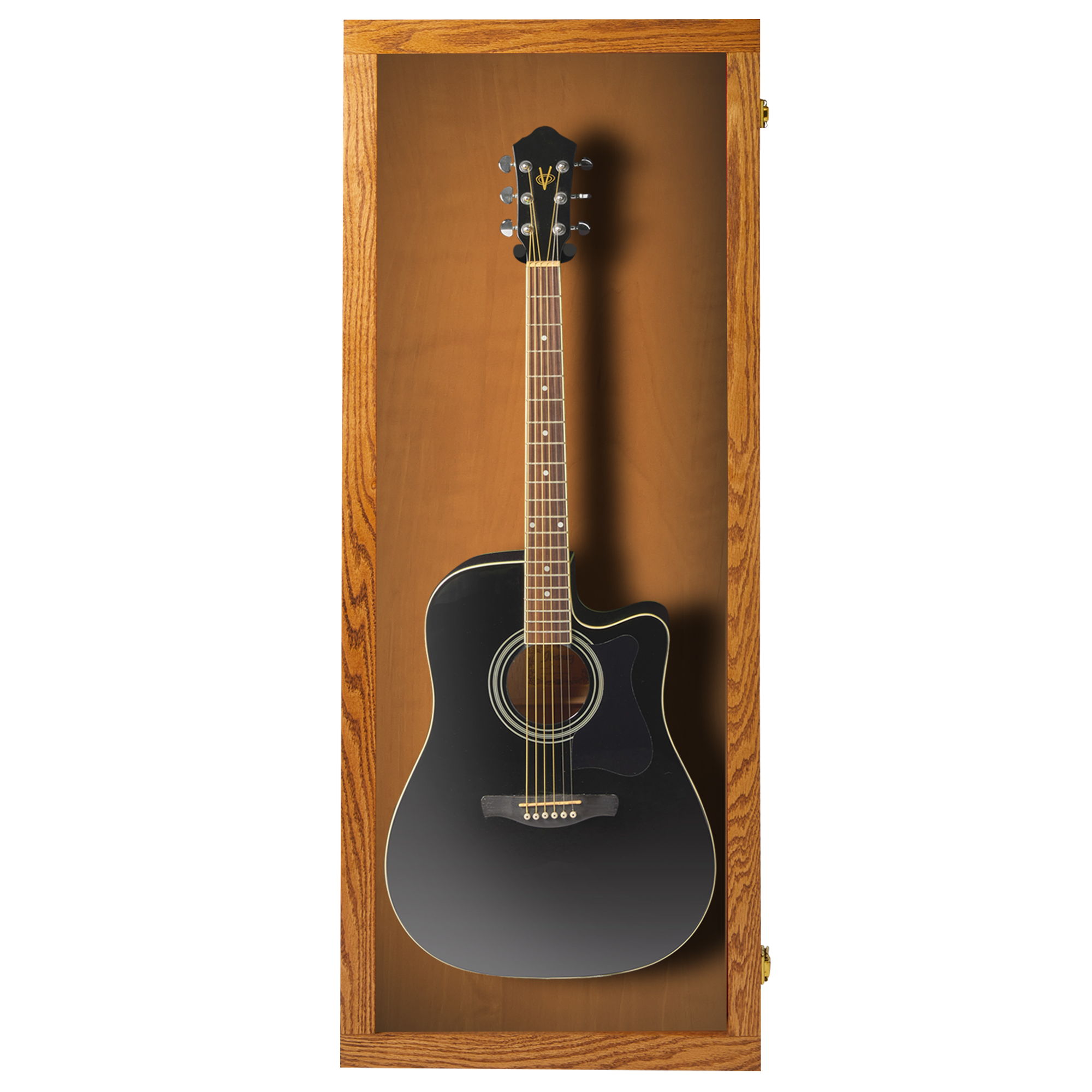 Acoustic  Guitar Display Case - Premium Oak