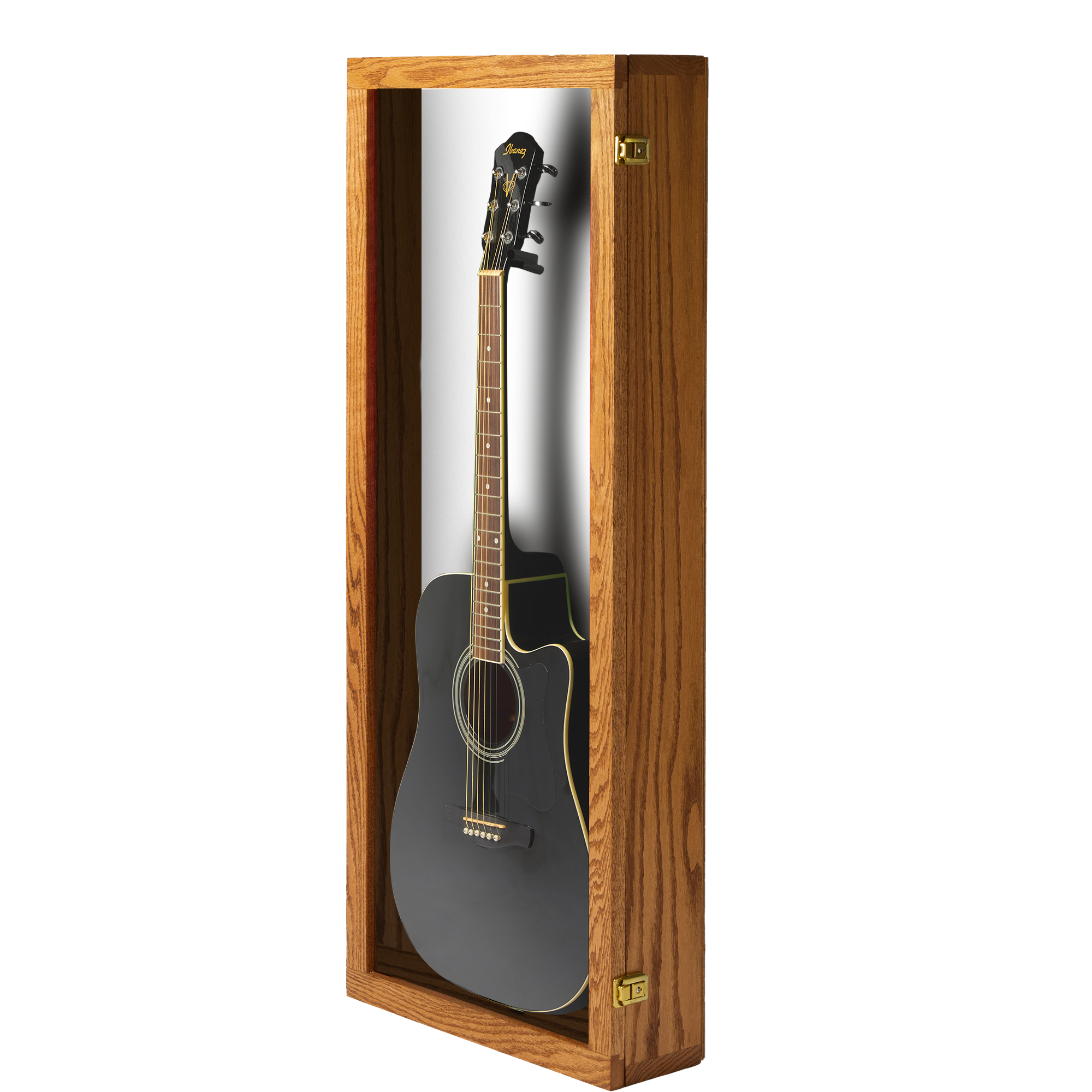 Acoustic  Guitar Display Case - Premium Oak