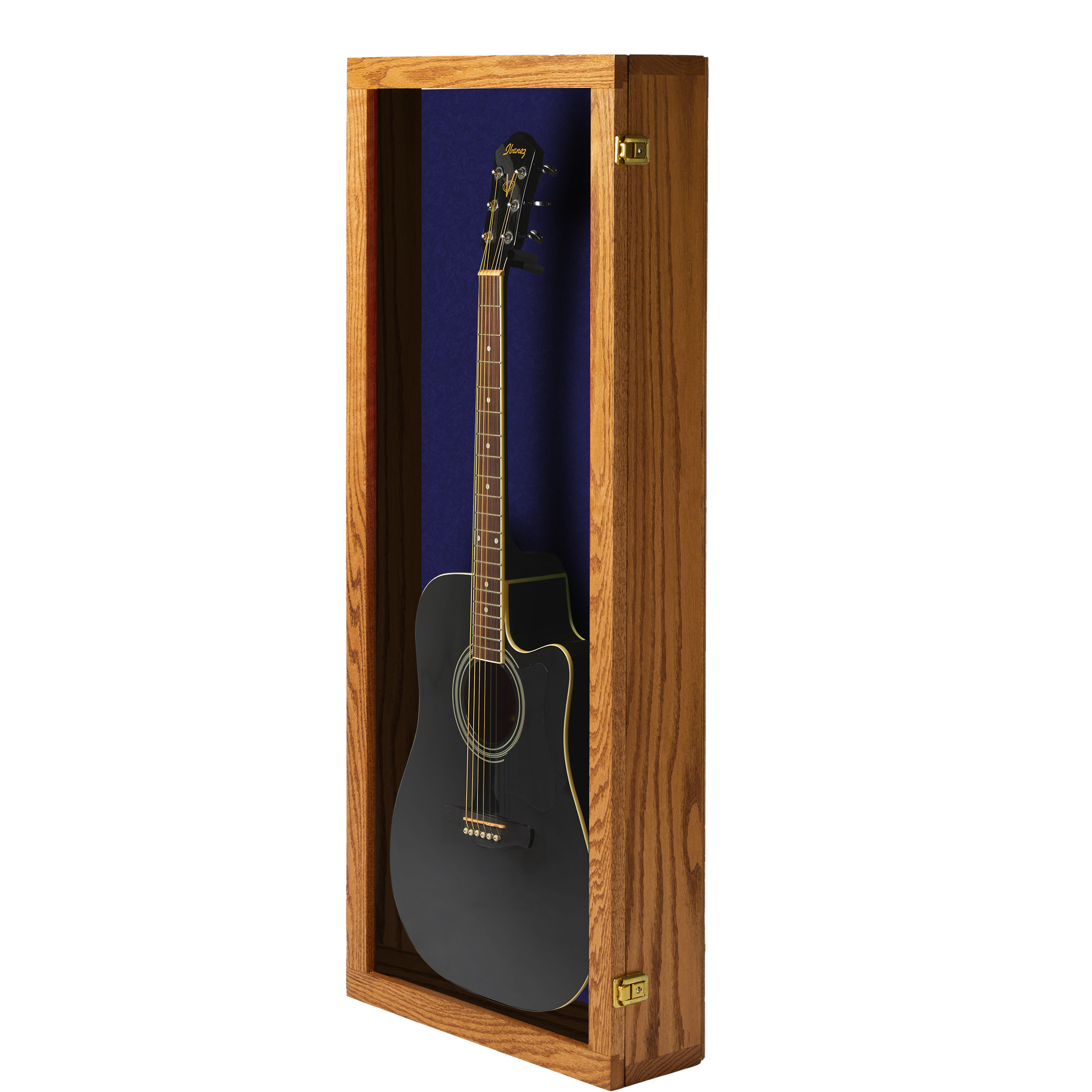 Acoustic  Guitar Display Case - Premium Oak