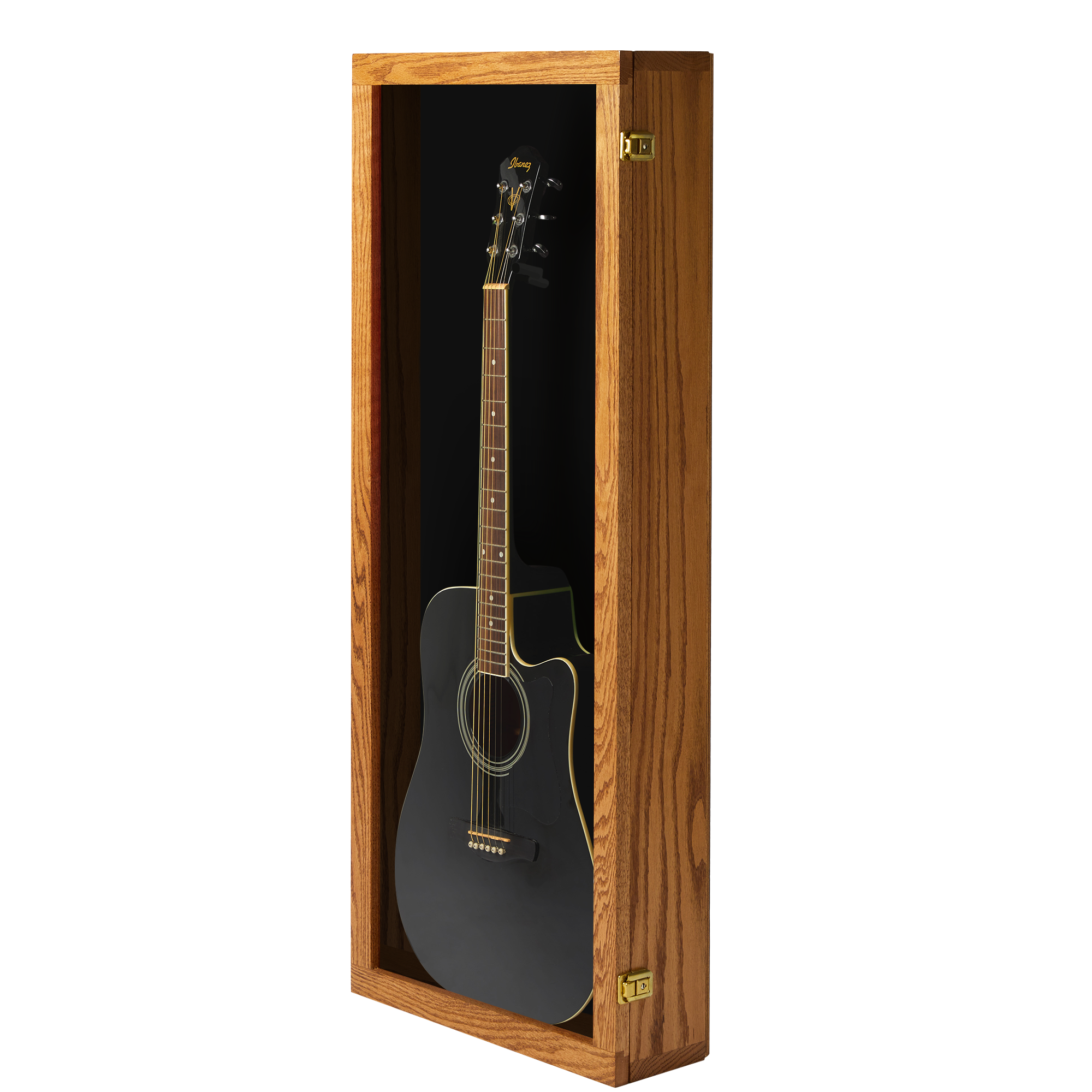 Acoustic  Guitar Display Case - Premium Oak