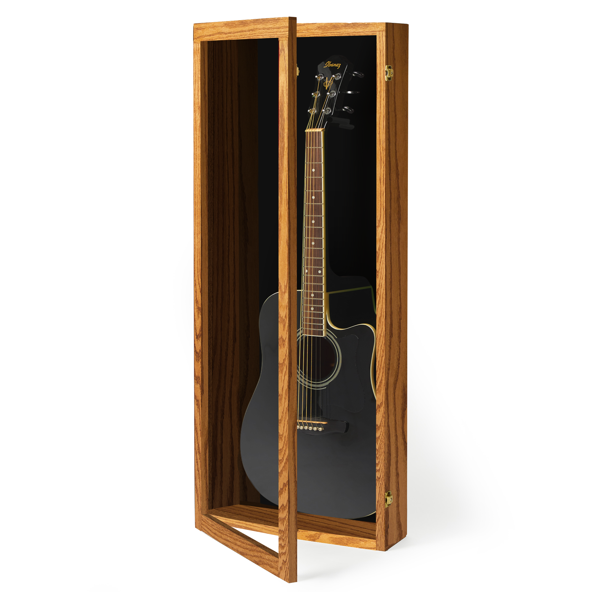 Acoustic  Guitar Display Case - Premium Oak