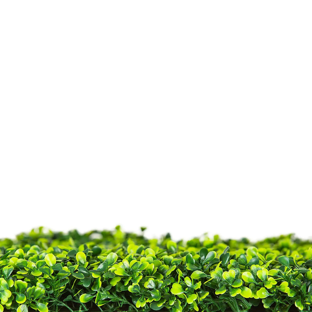 Premium Light Green Artificial Boxwood Hedge 30"L x 30"H