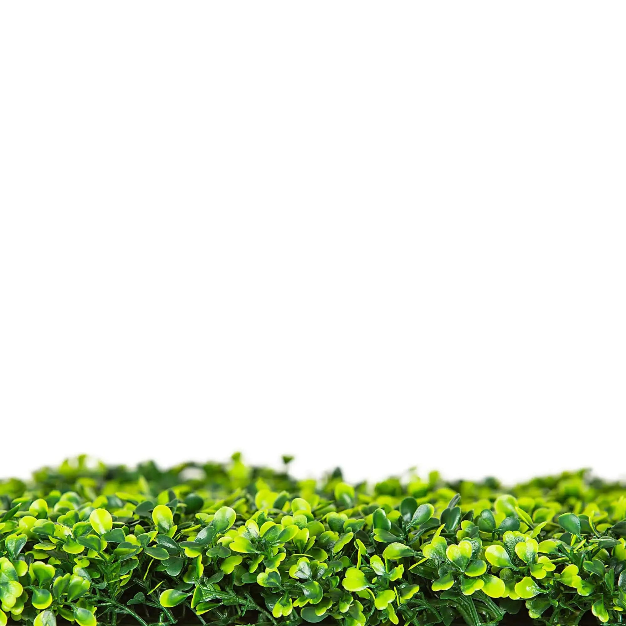 Premium Light Green Artificial Boxwood Hedge 30"L x 30"H