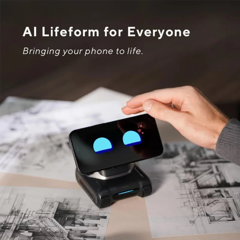 Space Black – AI Desktop Companion with ChatGPT Voice Interaction, Memory, Personality, Gesture & Face Recognition, E