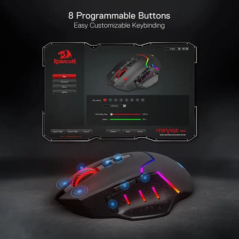 Red Dragon M690 PRO Wireless Gaming Mouse