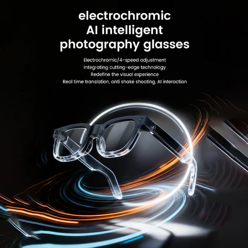 2026 Smart Glasses, HD Photo Video Open AI Record, Translation, Touch Photochromic Lenses, Bluetooth Call ,Music Multifunction Glasses.