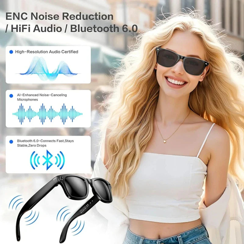 New 800W Camera AI Glasses, Men Color-Changing Smart Translation Glasses, Photo, Video Recording ,Waterproof Call Smart Sunglasses.