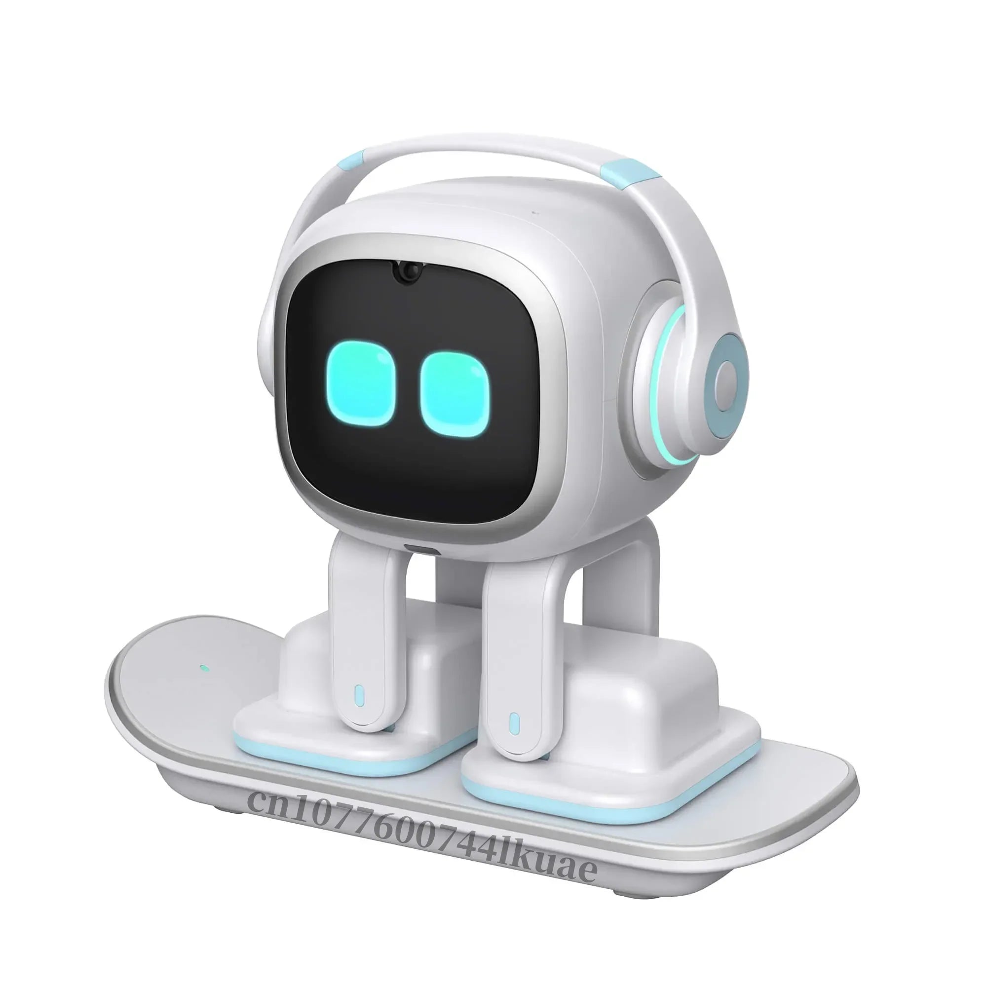 White EMO Voice Robot Smart AI Companion Interactive Talking Electron with Control ,Gift for Boys Girls Birthday Christmas 2025
