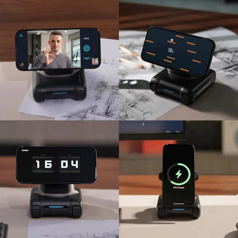 Space Black – AI Desktop Companion with ChatGPT Voice Interaction, Memory, Personality, Gesture & Face Recognition, E