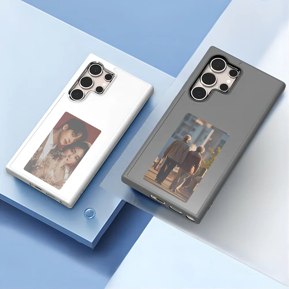 New-tech NFC Function E-ink Phone Case For Samsung S24ultra S23ultra DIY Four Colors Screen Wireless Transmission