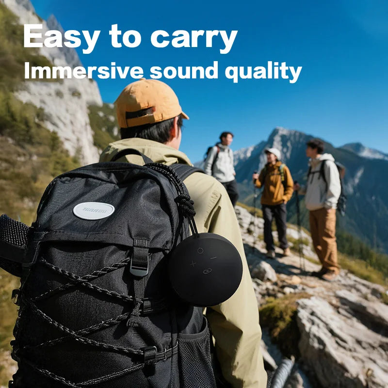 Alaxe Wireless Bluetooth Speaker with 360° Surround Sound IPX4 Waterproof Speaker RGB Lights Portable Subwoofer for Party Travel