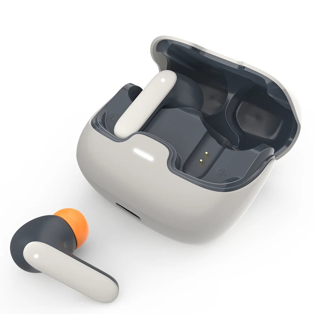 Bluetooth 5.4 TWS Wireless Bluetooth Earphones, Ultra-low Latency Dual Microphone Noise Cancelling.