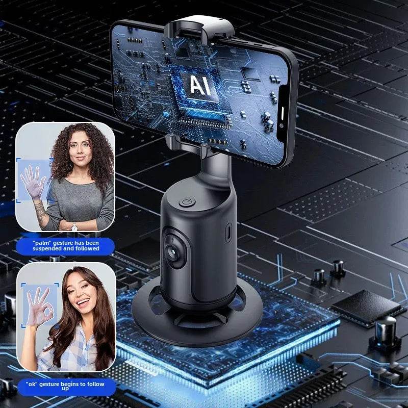 Smart AI Face Recognition 360° Mobile Phone Camera Mount