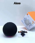 Alaxe Wireless Bluetooth Speaker with 360° Surround Sound IPX4 Waterproof Speaker RGB Lights Portable Subwoofer for Party Travel