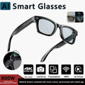 2025 NEW 800W Pixel UHD Camera Smart Glasses, Video Recording, AI Photo Recognition, Answer Translation, Bluetooth Call Sunglasses.