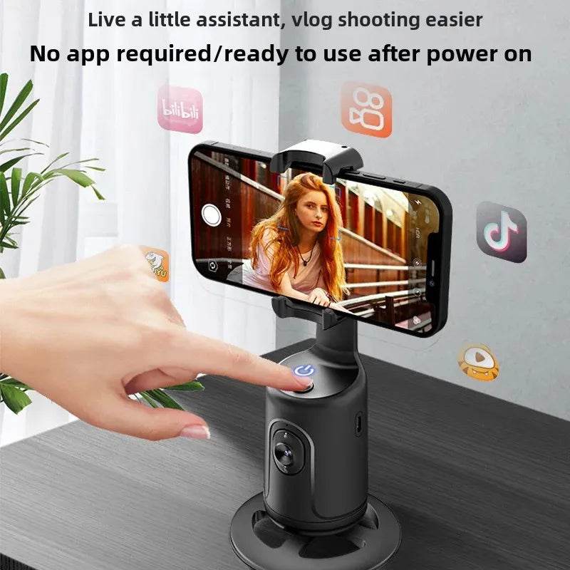 Smart AI Face Recognition 360° Mobile Phone Camera Mount