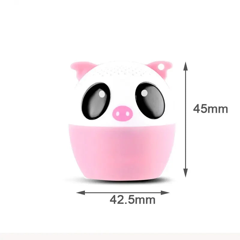 Pet Mini Bluetooth Animal Small Speaker Wireless Portable Music Subwoofer Column Bass Stereo Player Speaker Christmas Gift
