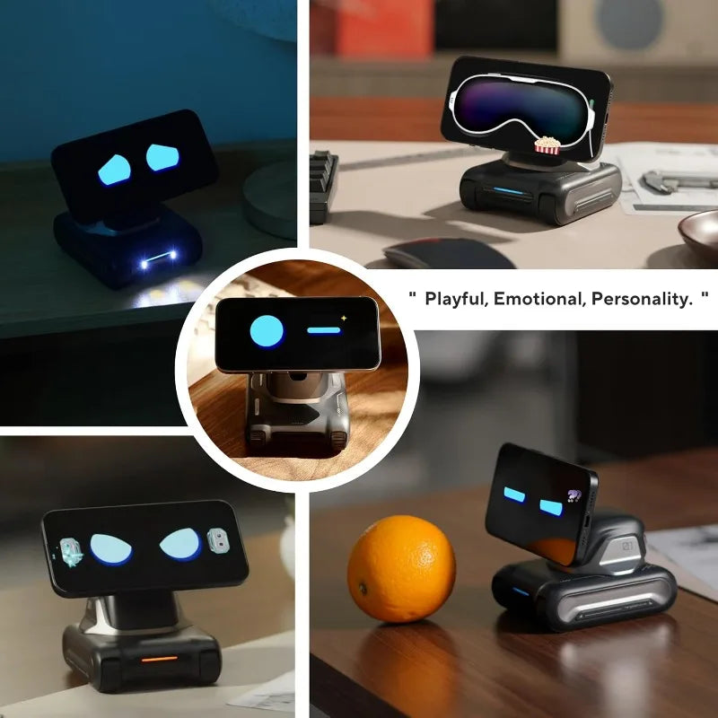 Space Black – AI Desktop Companion with ChatGPT Voice Interaction, Memory, Personality, Gesture & Face Recognition, E