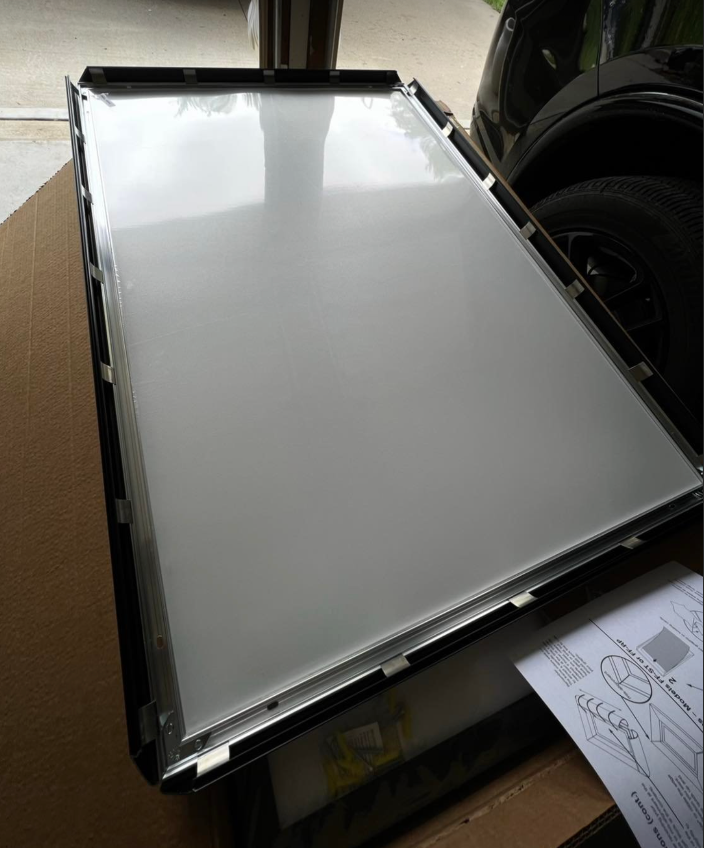 5x25 Mylar Snap Aluminum Frame