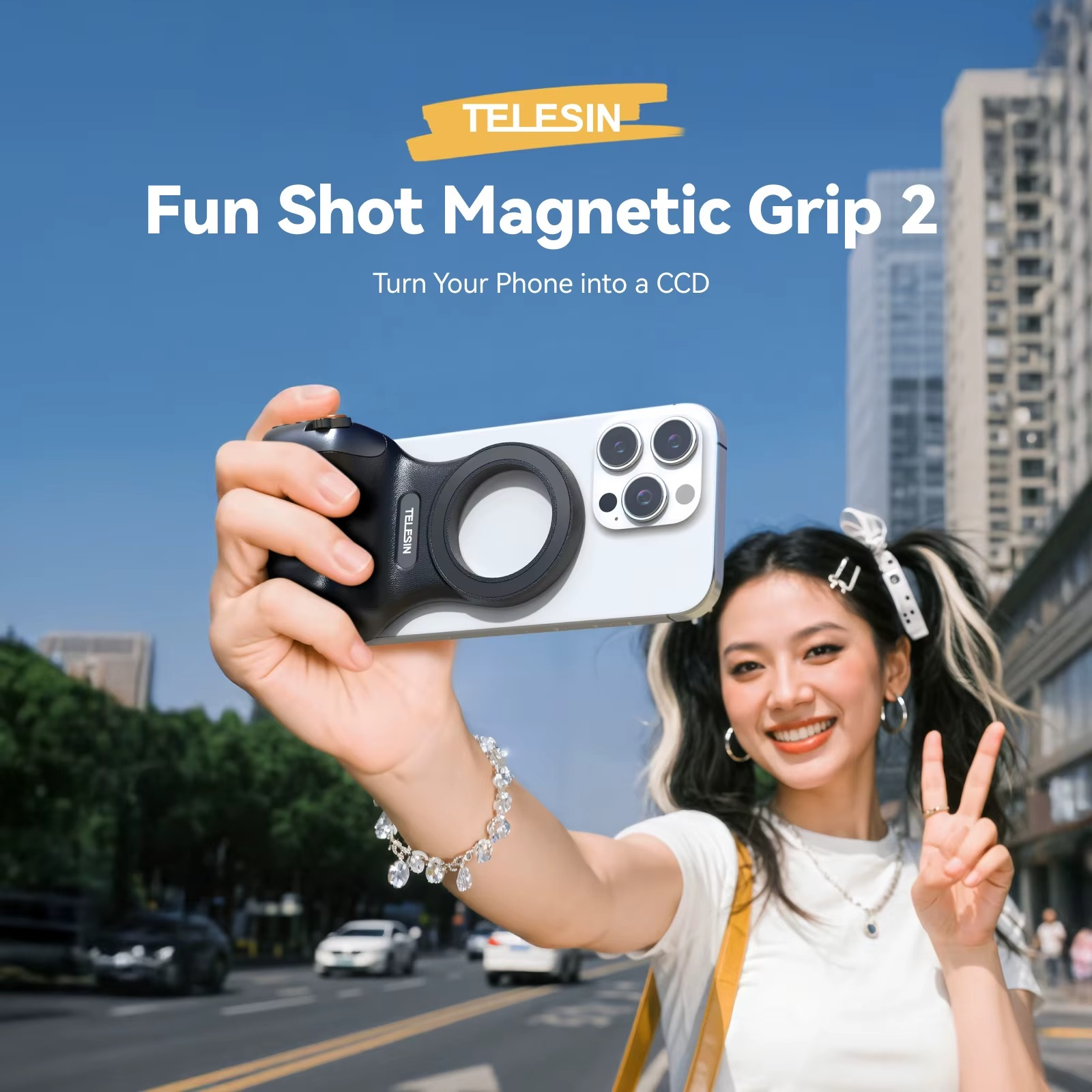Telesin™ - Mobile Phone Camera Grip