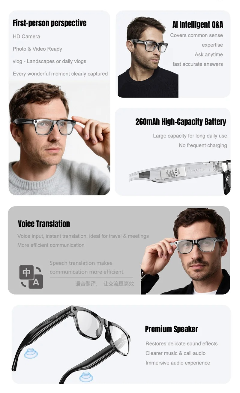 Spectra™ - AI Smart Glasses