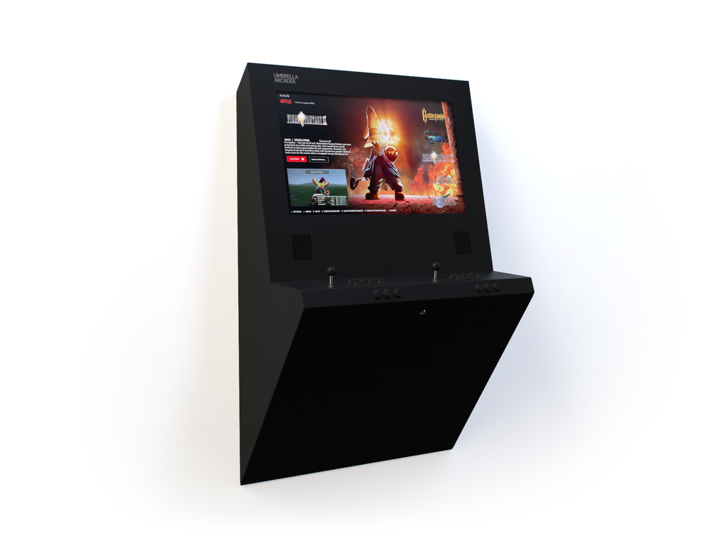 Wall Mounted Arcade - Gaming PC With 4TB Team group M.2 Game Drive