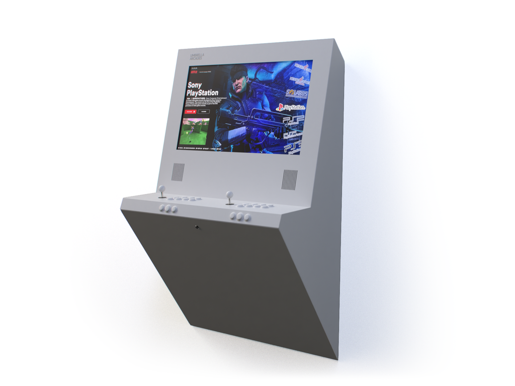 Wall Mounted Arcade - Gaming PC With 4TB Team group M.2 Game Drive