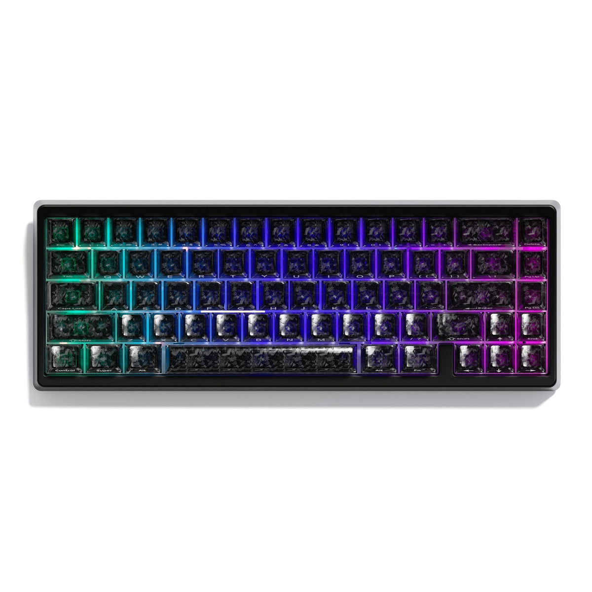 XVX M67 JadeStone Mechanical Keyboard With IMD-Tech Keycaps (Stellar White)