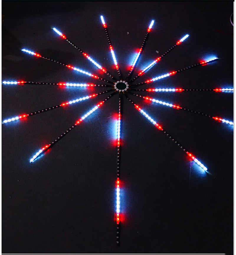 LED Voice-activated Marquee Fireworks Light Full-color Decorative 1.5 M
