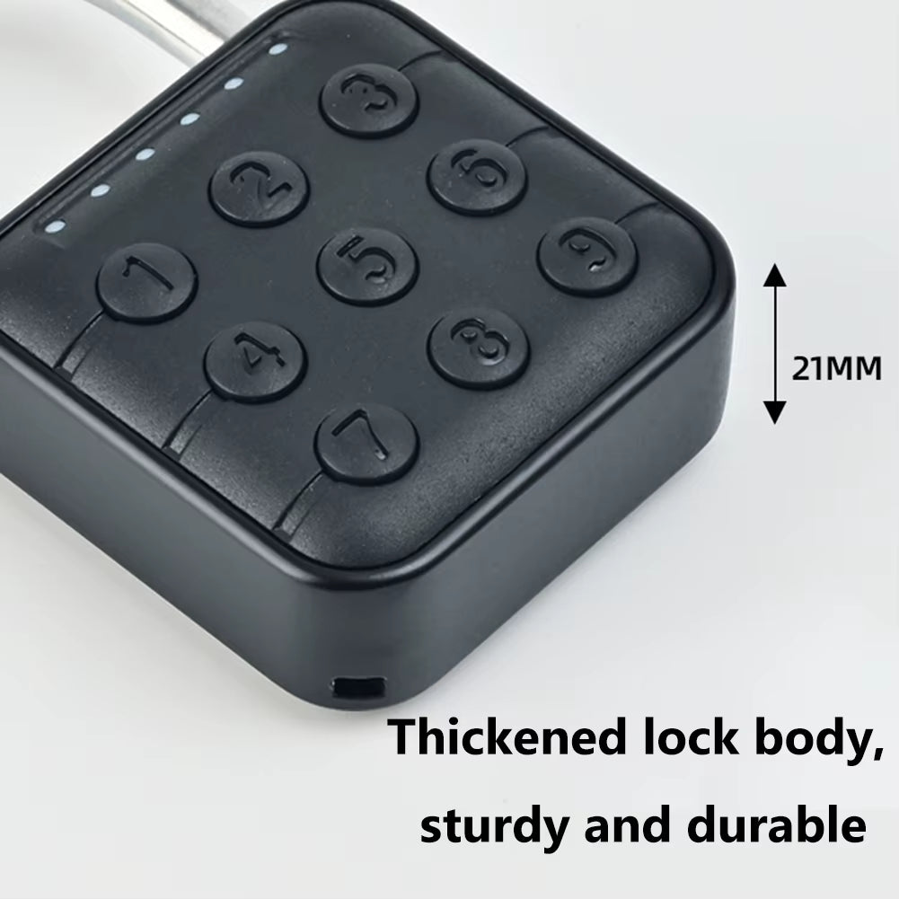 Smart Biometric Fingerprint Keyless Door Lock Portable Anti-Theft USB Rechargeable Security Padlock for Luggage Case Drawer