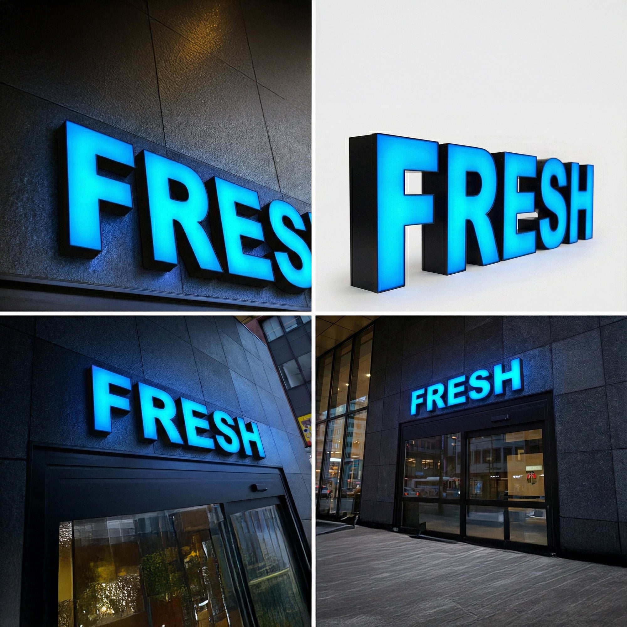 Indoor & Outdoor Custom 3D Front-Lit LED Channel Letter Sign