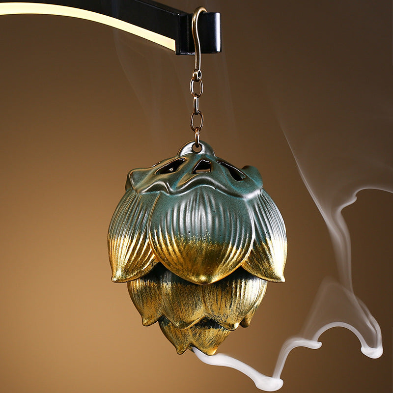 Creative Household Hanging Indoor Incense Holder And Desk Lamp
