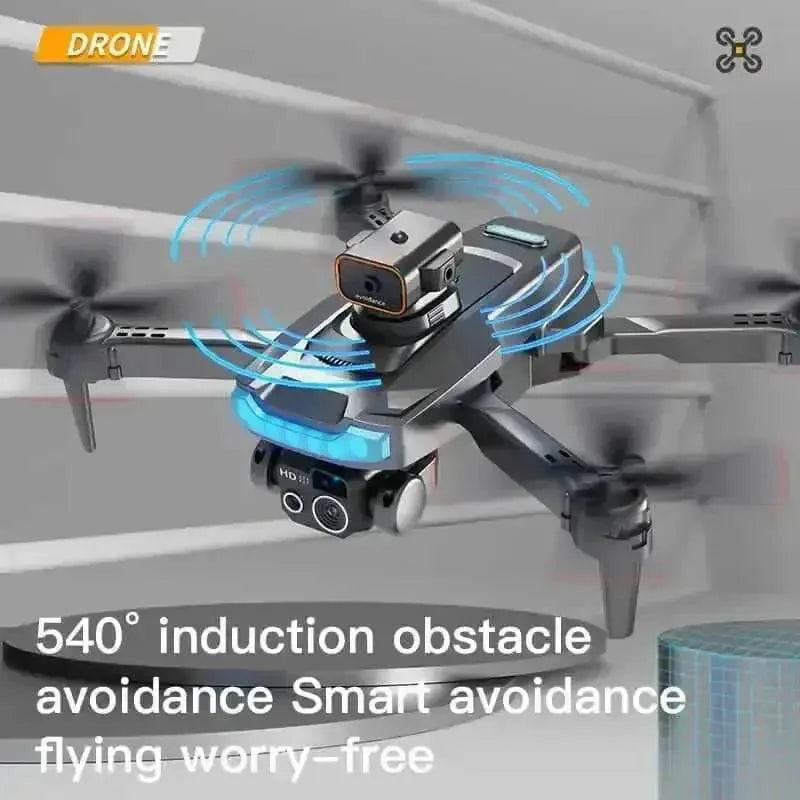 Black P15 Mini Drone Camera Obstacle Avoidance 4K Profesional