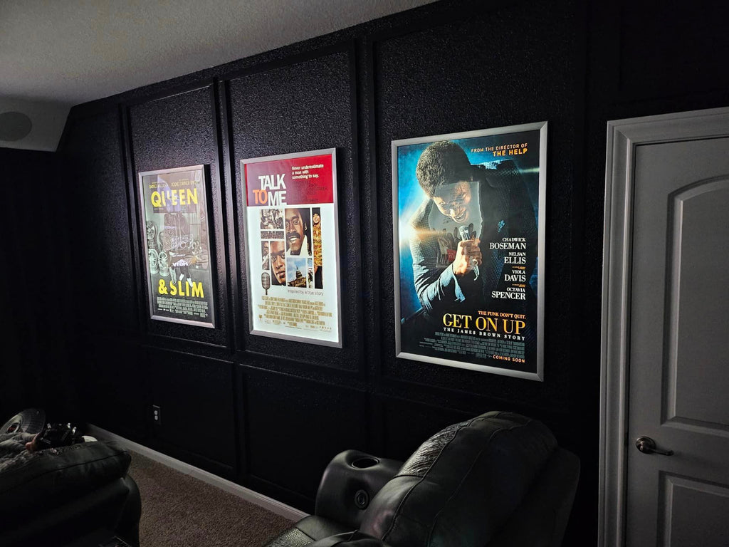 1 Qty Glowbox "World Famous" LED Poster Frame - Select Poster Size: