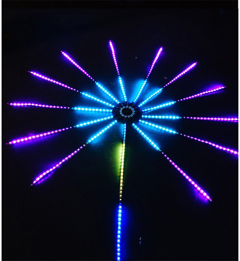 LED Voice-activated Marquee Fireworks Light Full-color Decorative 1.5 M