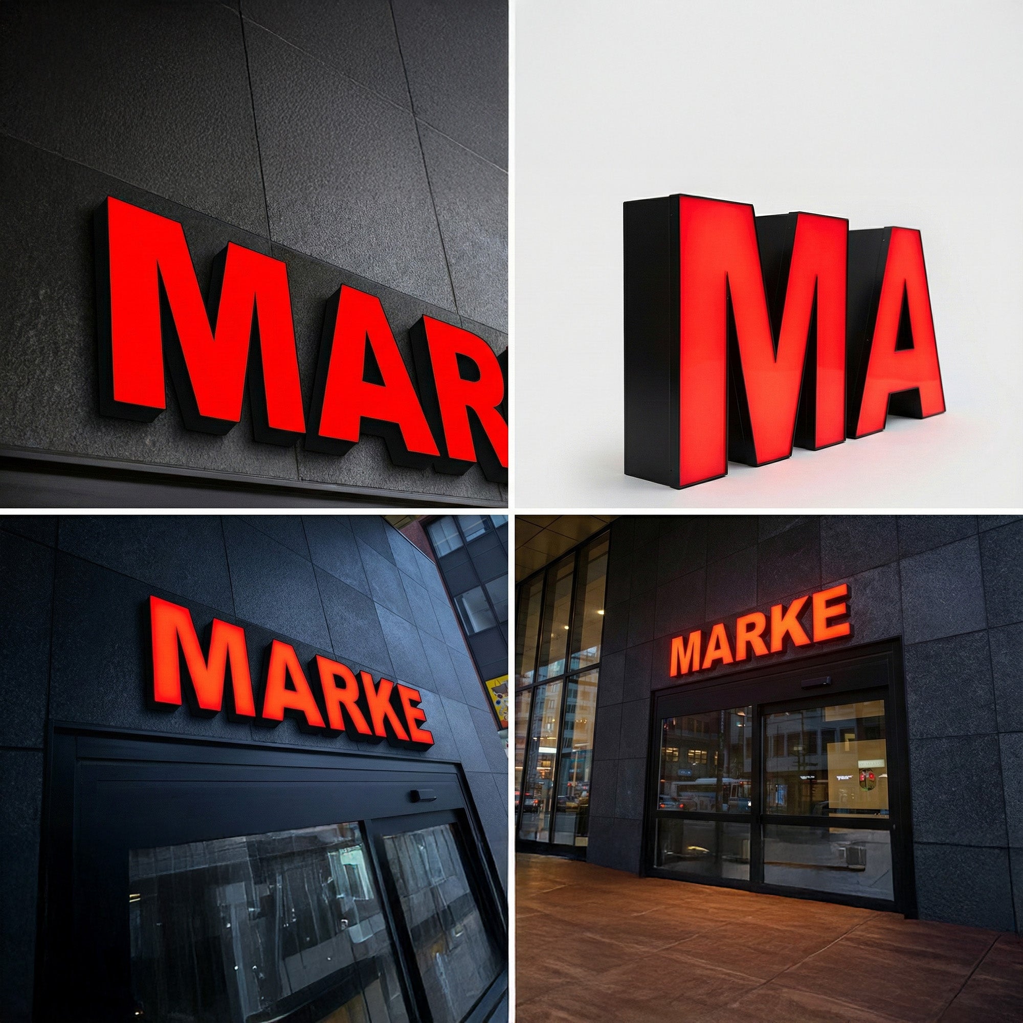 Indoor & Outdoor Custom 3D Front-Lit LED Channel Letter Sign