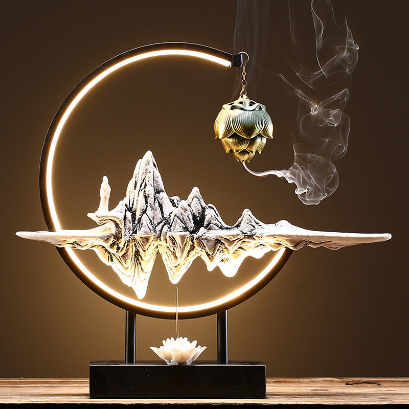 Creative Household Hanging Indoor Incense Holder And Desk Lamp