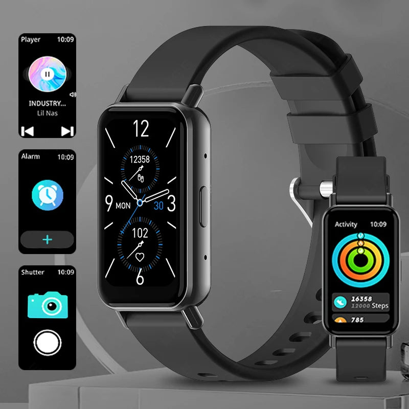 Smart Watch Women Full Touch Screen Health Monitor IP68 Waterproof Sports Fitness Tracker Smartwatch Woman Bracelet Watches