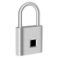 Smart Fingerprint Padlock Waterproof Fingerprint Keyless Door Lock Type C Rechargeable Security Padlock for House
