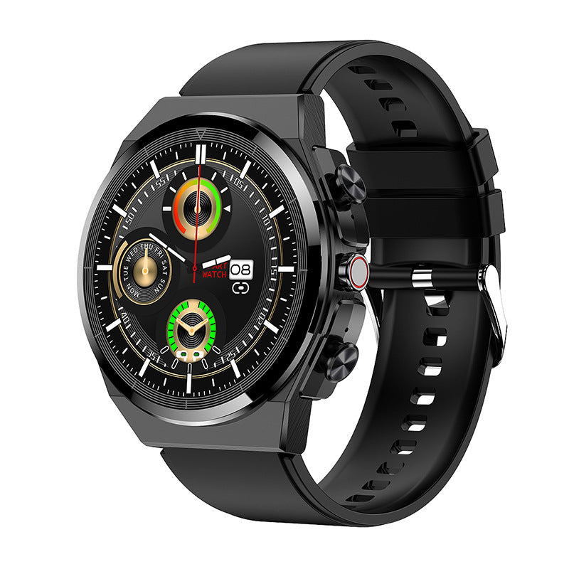 2-in-1 Bluetooth Talking Heart Rate Monitoring Smart Watch