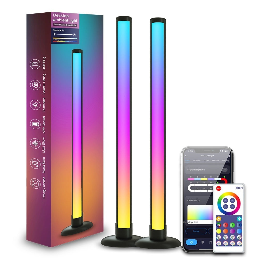 Music Pickup Lamp LED Ceiling Lamp Graffiti Desktop Bedside Lamp WIFI Magic Floor Lamp